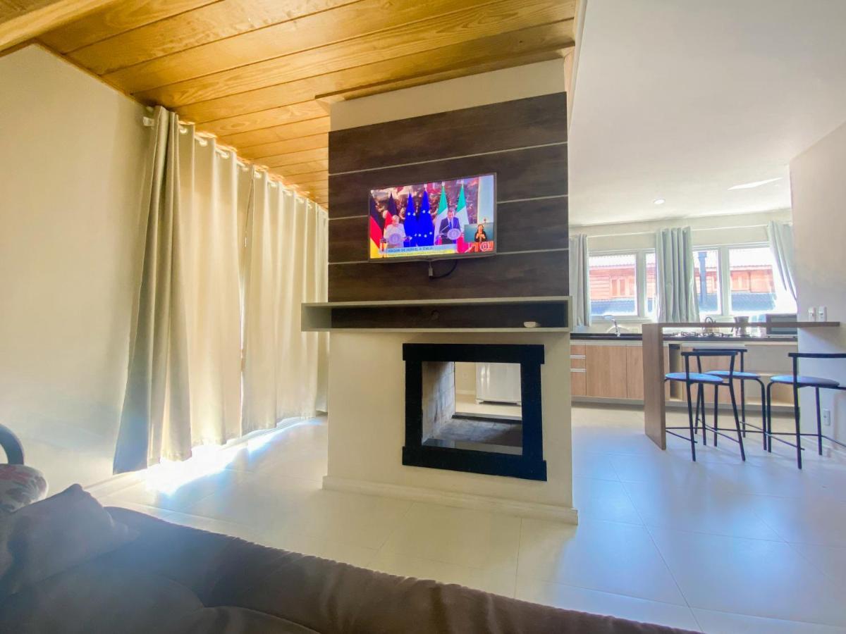 Apartamento A 500M Da Rua Coberta - 1 Suite - Para 4 Pessoas Gramado Exterior foto